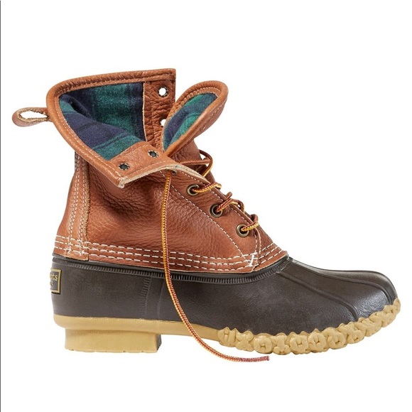 duck boots flannel lined